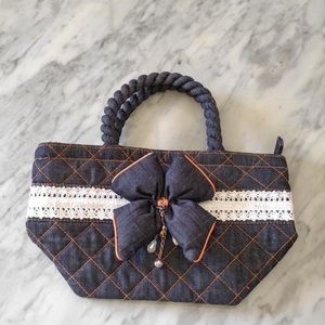 [LIKE 🆕] NaDaYa: Cute Bow Makeup Bag